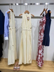 Đầm dài phối ren