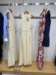 Đầm dài phối ren