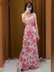 Đầm maxi in hoa