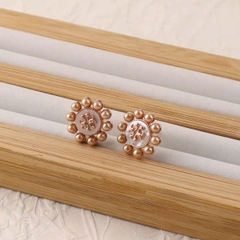 Khuyên tai Tory Burch 2 màu dư xịn