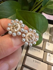 Khuyên tai Tory Burch 2 màu dư xịn