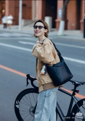 Túi Longchamp da trơn bản to Sz36x30x8 5 màu