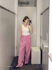 Quần suông COS hồng ly trước xuất xịn