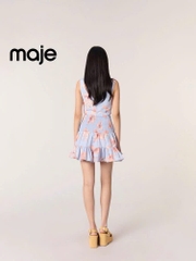 Set Maje hoa cam (Áo + Chân váy không tách)