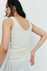 Áo thun tăm H&M viền ren 4 màu