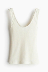 Áo thun tăm H&M viền ren 4 màu