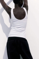 Áo thun tăm H&M viền ren 4 màu