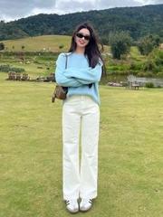 Quần denim Zara dáng suông 3 màu