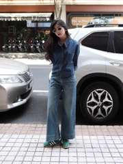 Quần denim Zara dáng suông 3 màu