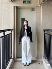 Quần denim Zara dáng suông 3 màu