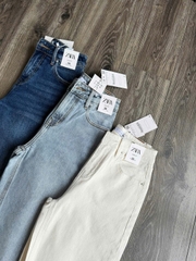 Quần denim Zara dáng suông 3 màu