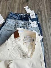 Quần denim Zara dáng suông 3 màu