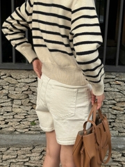 Quần short Polo RL denim màu beirge