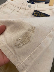 Quần short Polo RL denim màu beirge
