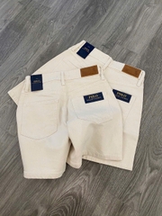 Quần short Polo RL denim màu beirge