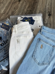 Quần denim suông đứng Polo RL