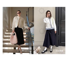 Váy MIDI chi tiết xoắn