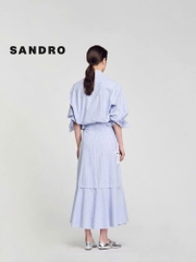 Chân váy maxi kẻ sọc