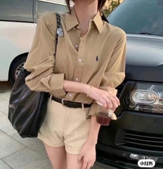 Sơ mi Polo cổ đức 6 màu chất cotton tuồn auth