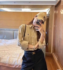 Sơ mi Polo cổ đức 6 màu chất cotton tuồn auth