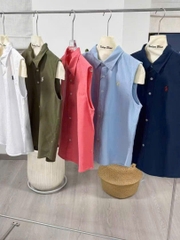 Sơ mi Polo RL sát nách cổ đức 5 màu