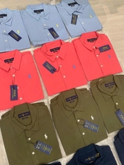 Sơ mi Polo RL sát nách cổ đức 5 màu
