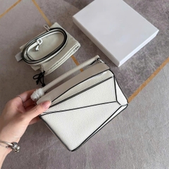 Túi Loewe đeo vai bằng da Puzzle Edge