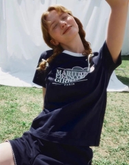 Tshirt Daisy Syndrome in chữ thêu mây