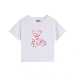 Tshirt croptop Marrithe 2 màu in gấu 2 màu