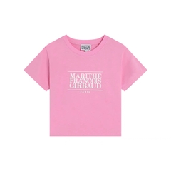 Tshirt croptop Marithe 5 màu in chữ ngực