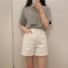 Polo nam AMI thêu tim