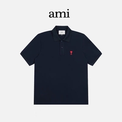 Polo nam AMI thêu tim