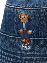 Mũ bucket Polo logo gấu