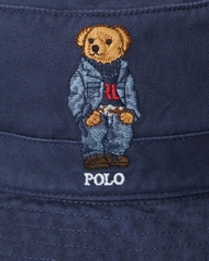 Mũ bucket Polo logo gấu