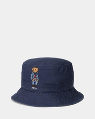 Mũ bucket Polo logo gấu