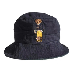 Mũ bucket Polo logo gấu