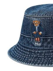 Mũ bucket Polo logo gấu