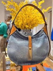 Túi Polo denim Hobo quai đeo chéo