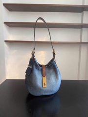 Túi Polo denim Hobo quai đeo chéo