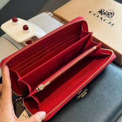 Ví Coach hình chữ nhật xuất xịn da sần