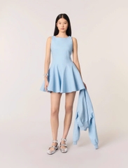 Đầm Maje ngắn cotton dáng xòe
