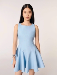 Đầm Maje ngắn cotton dáng xòe