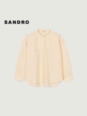 ÁO SƠ MI COTTON PHA XẾP LY ĐÍNH NÚT