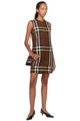 Váy midi màu nâu Sofy BURBERRY