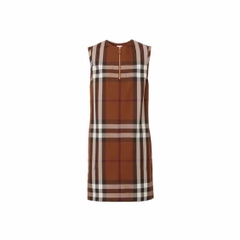 Váy midi màu nâu Sofy BURBERRY