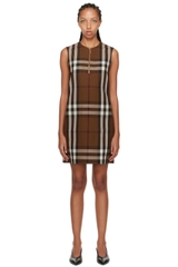 Váy midi màu nâu Sofy BURBERRY
