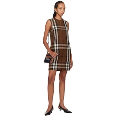 Váy midi màu nâu Sofy BURBERRY