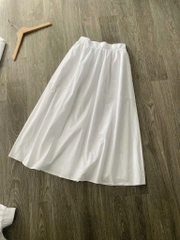 Chân váy midi Primark trắng