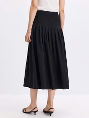 CHÂN VÁY Massimo Dutti MIDI PHA XẾP LY