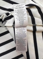 Tshirt Tory Burch kẻ ngang logo túi ngực